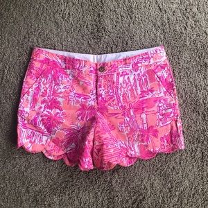 Lilly Pulitzer Scalloped Buttercup Shorts
